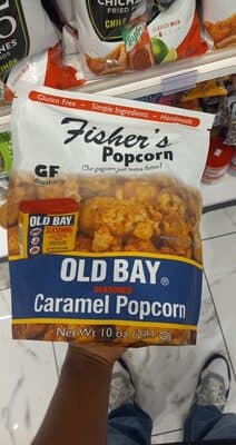 CARAMEL POPCORN, SEASONED