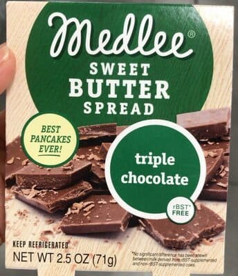 TRIPLE CHOCOLATE SWEET BUTTER SPREAD, TRIPLE CHOCOLATE