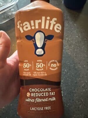 CHOCOLATE 2% REDUCED FAT ultra-filtered milk