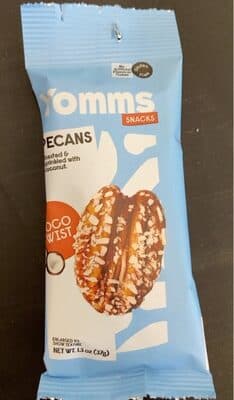 COCO TWIST PECANS SNACKS, COCO TWIST