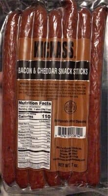BACON & CHEDDAR SNACK STICKS, BACON & CHEDDAR