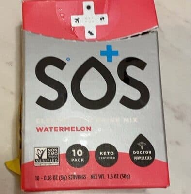 WATERMELON ELECTROLYTE DRINK MIX, WATERMELON