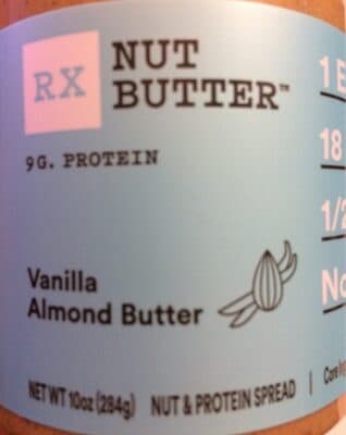 VANILLA ALMOND BUTTER NUT & PROTEIN SPREAD, VANILLA ALMOND BUTTER