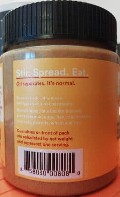 HONEY CINNAMON PEANUT BUTTER NUT & PROTEIN SPREAD, HONEY CINNAMON PEANUT BUTTER