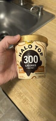 Light Ice Cream Sea Salt Caramel