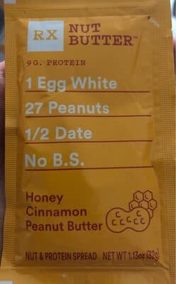 HONEY CINNAMON PEANUT BUTTER NUT & PROTEIN SPREAD, HONEY CINNAMON PEANUT BUTTER