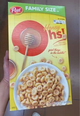 HONEY SWEETENED CEREAL WITH HONEY, HONEY