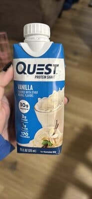 Quest protein shake vanilla flavor