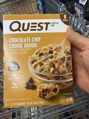 Chocolate Chip Cookie Dough Protein Bar