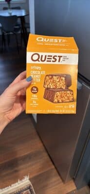 Chocolate Peanut Butter Crispy Protein Bar