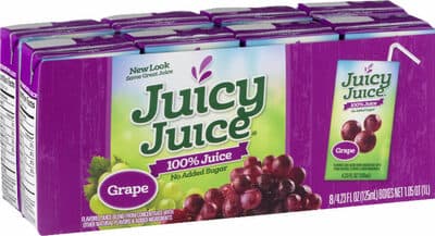 JUICY JUICE, 100% JUICE, GRAPE, GRAPE