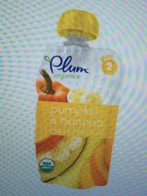 PLUM STAGE2 BLENDS BABY FOOD PUMPKIN BANANA