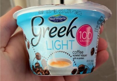 LIGHT COFFEE GREEK NONFAT YOGURT, LIGHT COFFEE