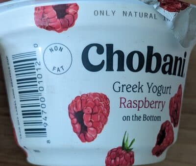 Greek Yogurt Raspberry on the Bottom