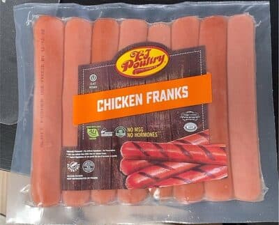 CHICKEN FRANKS, CHICKEN