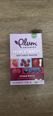 Teensy Snacks Soft Fruit Snacks Mixed Berry