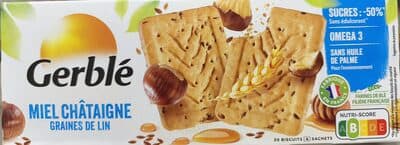 Miel Châtaigne graines de lin