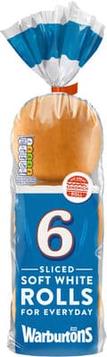 Sliced Soft White Rolls