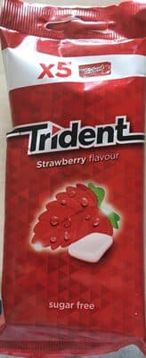 Chewing gum fraise