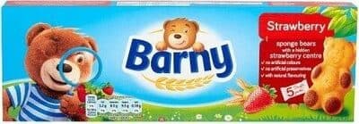 BARNY BISCUITS-SPONGE STRAWBERRY