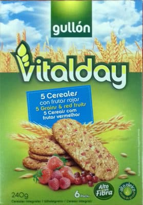 5 cereales con frutos rojos