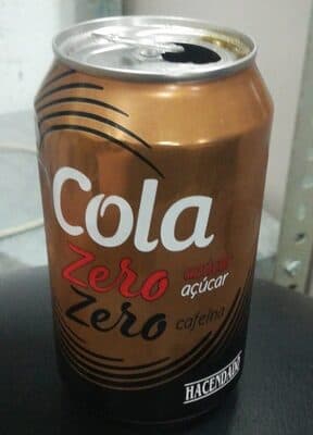 Cola zero azúcar zero cafeína — contains Magnesium Cyclamate