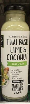 Marion's Original  Salad Dressing Thai Basil, Lime & Coconut 240ml