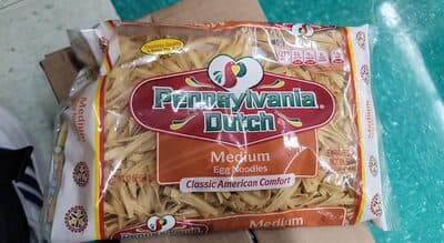 ENRICHED NOODLE PRODUCT MEDIUM EGG NOODLES