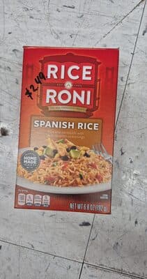 SPANISH RICE TENDER RICE AND VERMICELLI WITH ZESTY SPANISH SEASONINGS, SPANISH RICE