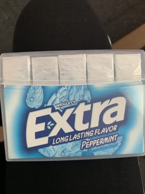 PEPPERMINT SUGARFREE GUM, PEPPERMINT