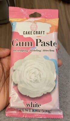 WHITE GUM PASTE, WHITE