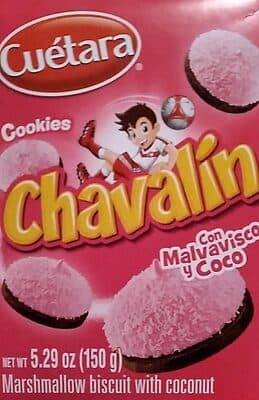 CHAVALIN MARSHMALLOW BISCUIT WITH COCONUT COOKIES, COCONUT
