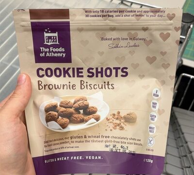 BROWNIE BISCUITS COOKIE SHOTS, BROWNIE BISCUITS